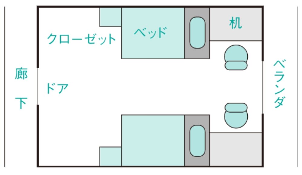 居室概略図の例