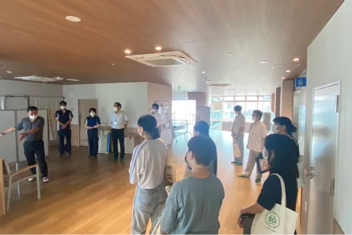 福祉施設見学の様子