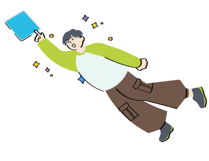 女子生徒のイラスト