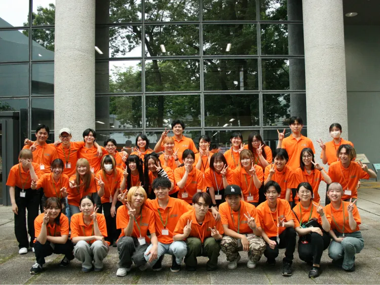 学生スタッフの写真